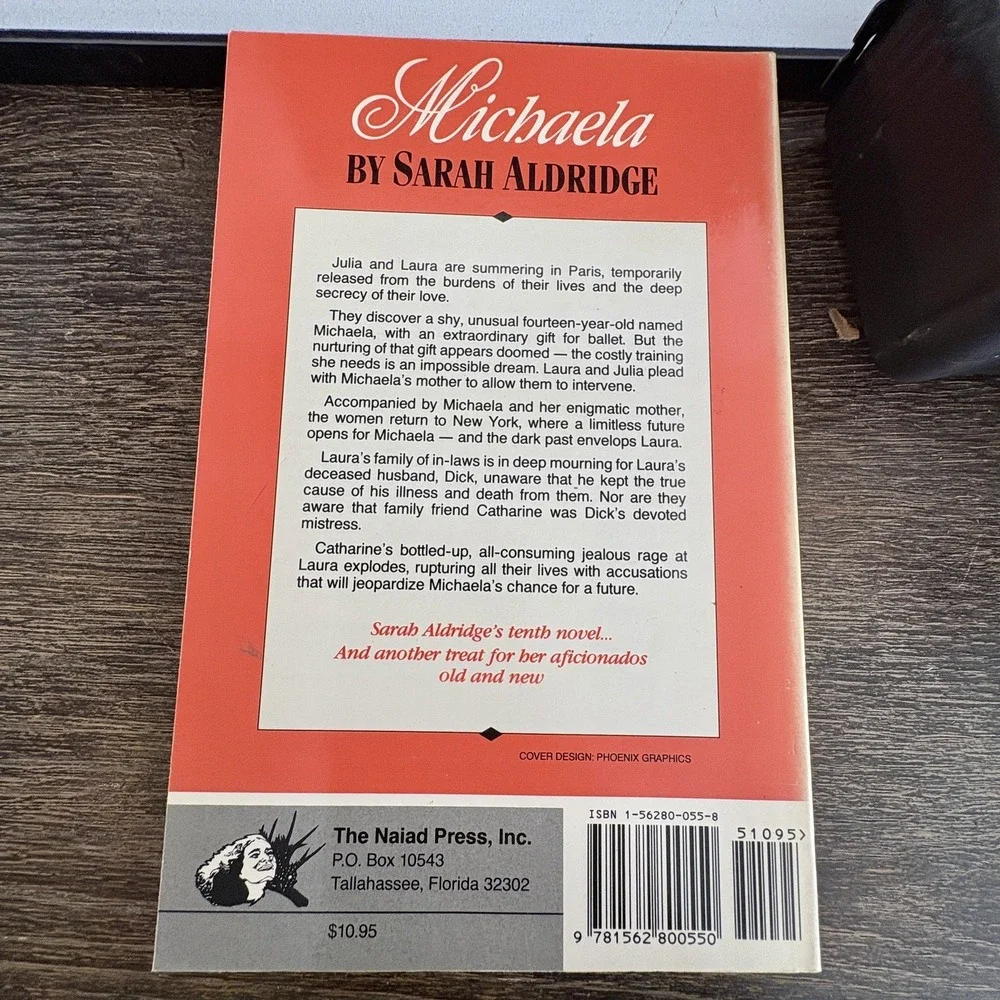 Sarah Aldridge Michaela Lesbian Romance Ballet Naiad Press‎ Softcover Book